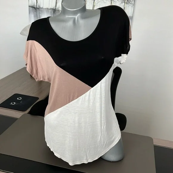 JK LA California Color Block Top - Picture 1 of 4